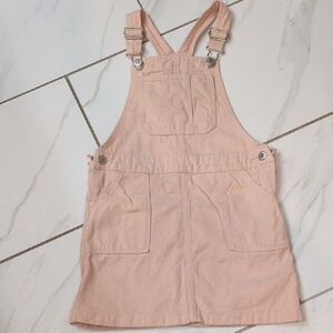 H&M Light Pink Kids Overall Dress